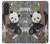 S3793 Cute Baby Panda Snow Painting Case For Samsung Galaxy A27