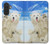 S3794 Arctic Polar Bear and Seal Paint Case For Samsung Galaxy A27