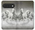S0933 White Horses Case For Google Pixel 11, 11 Pro
