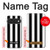 S2297 Black and White Vertical Stripes Case For Google Pixel 11, 11 Pro