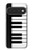 S3078 Black and White Piano Keyboard Case For Google Pixel 11, 11 Pro