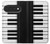 S3078 Black and White Piano Keyboard Case For Google Pixel 11, 11 Pro