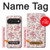 S3095 Vintage Rose Pattern Case For Google Pixel 11, 11 Pro