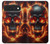 S3986 Fire Skull Case For Google Pixel 11 Pro XL
