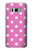 S2358 Pink Polka Dots Case For Samsung Galaxy S8