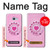 S2847 Pink Retro Rotary Phone Case For Samsung Galaxy A5 (2017)