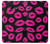 S2933 Pink Lips Kisses on Black Case For Samsung Galaxy A5 (2017)