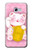 S3025 Pink Maneki Neko Lucky Cat Case For Samsung Galaxy A5 (2017)