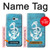 S3053 Marine Anchor Blue Case For Samsung Galaxy A5 (2017)