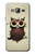 S0360 Coffee Owl Case For Samsung Galaxy J3 (2016)