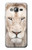 S2399 White Lion Face Case For Samsung Galaxy J3 (2016)