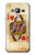 S2833 Poker Card Queen Hearts Case For Samsung Galaxy J3 (2016)