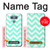 S1723 Mint Chevron Zigzag Case For LG G6