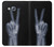S3101 X-ray Peace Sign Fingers Case For Samsung Galaxy J3 (2016)