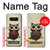 S0360 Coffee Owl Case For Note 8 Samsung Galaxy Note8