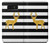 S2794 Black and White Striped Deer Gold Sparkles Case For Note 8 Samsung Galaxy Note8