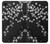 S2544 Japanese Kimono Style Black Flower Pattern Case For iPhone 7, iPhone 8