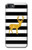 S2794 Black and White Striped Deer Gold Sparkles Case For iPhone 7, iPhone 8