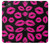S2933 Pink Lips Kisses on Black Case For iPhone 7, iPhone 8