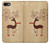 S3081 Wooden Raindeer Graphic Printed Case For iPhone 7, iPhone 8