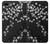 S2544 Japanese Kimono Style Black Flower Pattern Case For iPhone 7 Plus, iPhone 8 Plus
