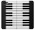 S3078 Black and White Piano Keyboard Case For iPhone 7 Plus, iPhone 8 Plus