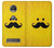 S1145 Yellow Mustache Sun Case For Motorola Moto Z2 Play, Z2 Force