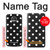 S2299 Black Polka Dots Case For Motorola Moto Z2 Play, Z2 Force