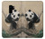 S2210 Panda Fluffy Art Painting Case For Samsung Galaxy S9 Plus