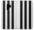 S2297 Black and White Vertical Stripes Case For Samsung Galaxy S9 Plus
