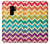 S2362 Rainbow Colorful Shavron Zig Zag Pattern Case For Samsung Galaxy S9 Plus