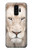 S2399 White Lion Face Case For Samsung Galaxy S9 Plus