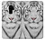S2553 White Tiger Case For Samsung Galaxy S9 Plus