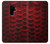 S2879 Red Arowana Fish Scale Case For Samsung Galaxy S9 Plus