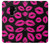 S2933 Pink Lips Kisses on Black Case For Samsung Galaxy S9 Plus