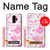 S3036 Pink Sweet Flower Flora Case For Samsung Galaxy S9 Plus