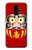 S3045 Japan Good Luck Daruma Doll Case For Samsung Galaxy S9 Plus