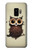 S0360 Coffee Owl Case For Samsung Galaxy S9