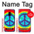 S1870 Tie Dye Peace Case For Samsung Galaxy S9