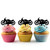 TA0178 Motorcycle Silhouette Party Wedding Birthday Acrylic Cupcake Toppers Decor 10 pcs