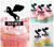 TA0223 Pegasus Silhouette Party Wedding Birthday Acrylic Cupcake Toppers Decor 10 pcs