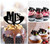 TA0247 Mrs Wedding Silhouette Party Wedding Birthday Acrylic Cupcake Toppers Decor 10 pcs