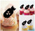 TA0312 Bomb Silhouette Party Wedding Birthday Acrylic Cupcake Toppers Decor 10 pcs