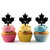 TA0361 Canada Maple Leaf Silhouette Party Wedding Birthday Acrylic Cupcake Toppers Decor 10 pcs
