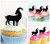 TA0374 Goat Silhouette Party Wedding Birthday Acrylic Cupcake Toppers Decor 10 pcs