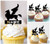 TA0376 Griffon Fantastic Fantasy Beast Silhouette Party Wedding Birthday Acrylic Cupcake Toppers Decor 10 pcs