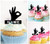 TA0381 I am Okay Hand Symbol Silhouette Party Wedding Birthday Acrylic Cupcake Toppers Decor 10 pcs