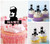 TA0389 Moai Moeye Pascua Island Silhouette Party Wedding Birthday Acrylic Cupcake Toppers Decor 10 pcs