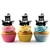 TA0403 Pirate Ship Silhouette Party Wedding Birthday Acrylic Cupcake Toppers Decor 10 pcs