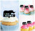 TA0408 Rhino Rhinoceros Silhouette Party Wedding Birthday Acrylic Cupcake Toppers Decor 10 pcs